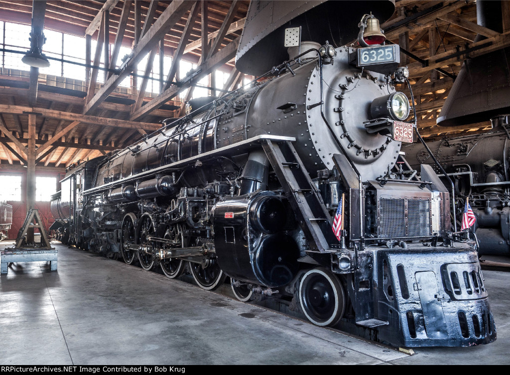 Grand Trunk Western 4-8-4 steam locomotive number 6325